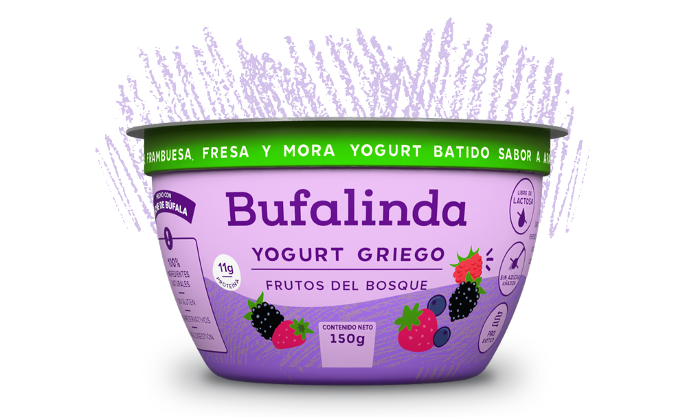 Yogurt Griego Frutos del Bosque